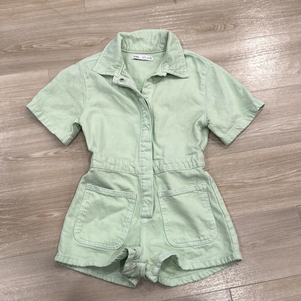 Zara Denim Playsuit